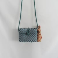 【8月24日(月)〜8月28日(金)発送】 Bag×Handkerchief［I］Hello bag ' gingham ' _ Lotus Pond