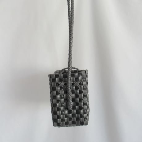 【7月27日(月)〜7月31日(金)発送】 Hello Bag No.9 ' gingham '_Chacoal Clay