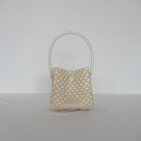 【10月13日(火)〜10月16日(金)発送】 BÉBÉ BAG No.14 ' gingham ' _ Custard Fizz