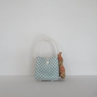 【10月13日(火)〜10月16日(金)発送】 Bag×Handkerchief［H］BÉBÉ BAG _Dusty Blue Fizz