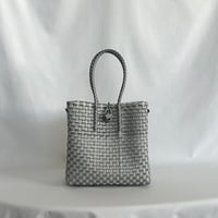 【8月10日(月)〜順次発送】 Gummy Bag No.11 (Size: S) ' gingham ' _Silver Obscura