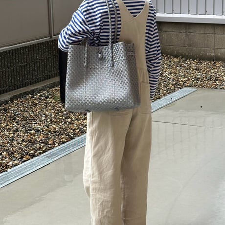 【10月5日(月)〜10月9日(金)発送】 Gummy Bag No.21 (Size: L) _Metallic Silver