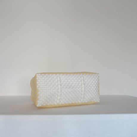 【10月13日(月)〜10月16日(金)発送】 BOSTON BAG No.31 'gingham' _ Custard Fizz