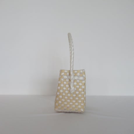 【10月13日(火)〜10月16日(金)発送】 BÉBÉ BAG No.14 ' gingham ' _ Custard Fizz