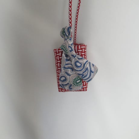 【8月10日(月)〜順次発送】 Bag×Handkerchief［I］Hello bag _ Dark Cherry