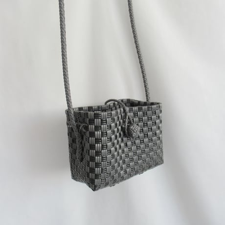 【7月27日(月)〜7月31日(金)発送】 Hello Bag No.9 ' gingham '_Chacoal Clay