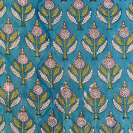 【8月10日(月)〜順次発送】 Indian Cotton Handkerchief [A] - DG30