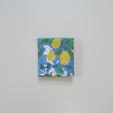 【10月26日(月)〜10月30日(金)発送】Indian Cotton Handkerchief [K] - BLUE73