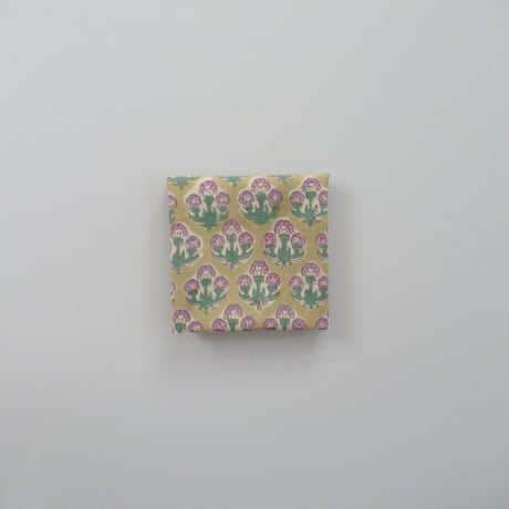 【10月5日(月)〜10月9日(金)発送】 Indian Cotton Handkerchief [G] - GREEN57