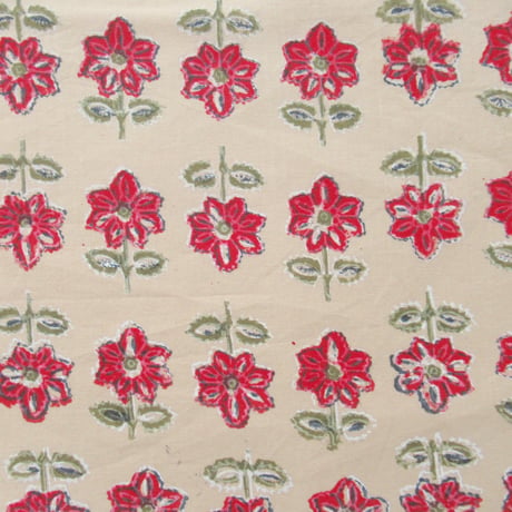 【9月28日(月)〜10月2日(金)発送】  Indian Cotton Handkerchief [J] - SAND91