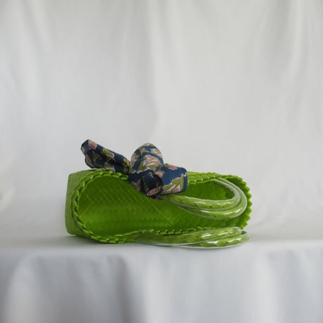 【8月17日(月)〜8月21日(金)発送】Bag×Handkerchief［C］Mekearibag (Size : S) _Lime