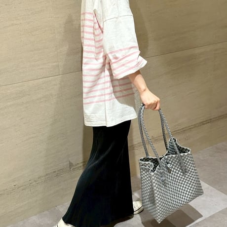 【10月26日(月)〜10月30日(金)発送】 Gummy Bag No.21 (Size: M) ' gingham ' _Silver Obscura