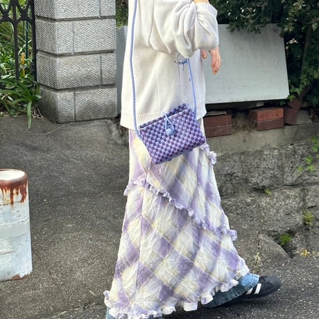 【9月28日(月)〜10月2日(金)発送】 Hello Bag No.17 ' gingham ' _Pansy