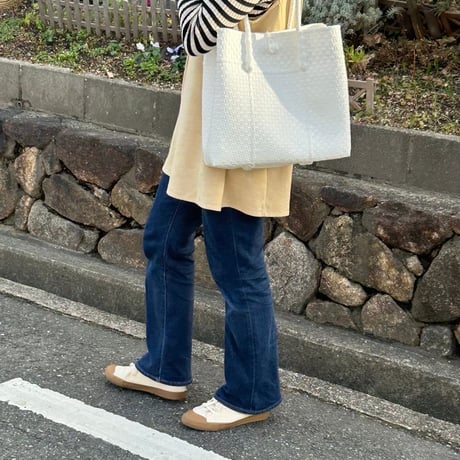 【10月13日(火)〜10月16日(金)発送】 Gummy Bag No.20 (Size: L) _Egg Shell White