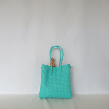 【10月19日(月)〜10月23日(金)発送】  Bag×Handkerchief［E］Gummy bag (Size : S) _ Teal