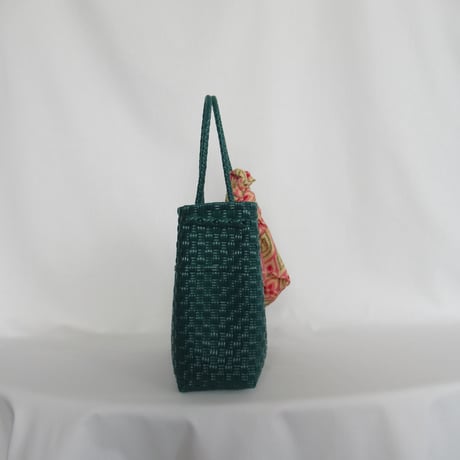 【7月21日(火)〜7月24日(金)発送】 Bag×Handkerchief［E］Gummy bag (Size : S) _ Dark Green