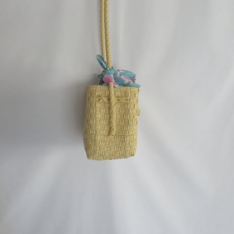 【8月17日(火)〜8月21日(金)発送】 Bag×Handkerchief［I］Hello bag _ Custard