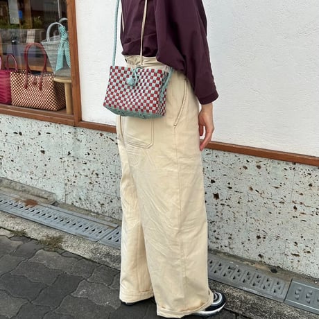 【9月28日(月)〜10月2日(金)発送】 Hello Bag No.16 ' gingham ' _70's