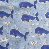 【7月6日(月)〜7月10日(金)発送】 Indian Cotton Handkerchief [H] - BLUE60