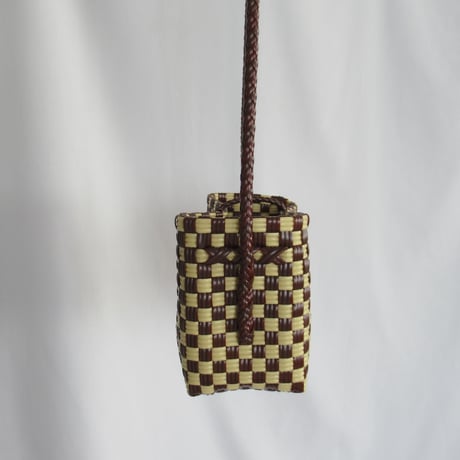【7月27日(月)〜7月31日(金)発送】 Hello Bag No.10 ' gingham '_Hazelnut