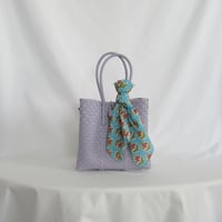 【9月24日(木)〜9月25日(金)発送】 Bag×Handkerchief［E］Gummy bag (Size : S) _ Milky Purple