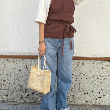 【8月24日(月)〜8月28日(金)発送】 Gummy Bag No.10 (Size: S) ' gingham ' _Custard Fizz