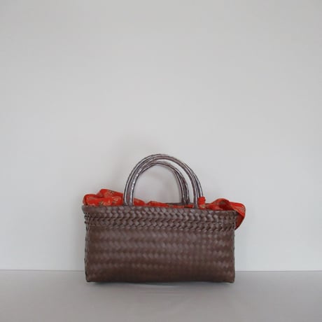 【10月13日(火)〜10月16日(金)発送】 Bag×Handkerchief［I］Mekearibag BOUQUET _ Mocha Brown