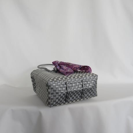 【7月21日(火)〜7月24日(金)発送】 Bag×Handkerchief［F］Gummybag (Size : S) _Silver Obscura