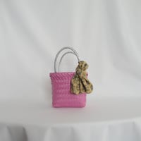 【7月6日(月)〜7月10日(金)発送】 Bag×Handkerchief［A］Mekearibag (Size : XS) _ Pink Mirage