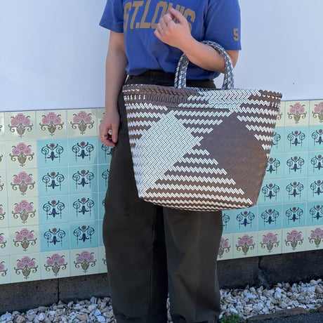 【7月21日(火)〜7月24日(金)発送】 Mekearibag No.25 (Size: L) _Mocha Brown × Gomashio