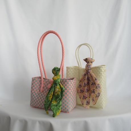 【8月3日(月)〜8月7日(金)発送】 Bag×Handkerchief［E］Gummybag (Size : S) _Pearl