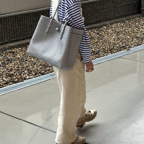 【10月5日(月)〜10月9日(金)発送】 Gummy Bag No.21 (Size: L) _Metallic Silver