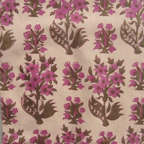 【8月31日(月)〜順次発送】  Indian Cotton Handkerchief [E] - SAND9