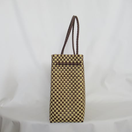 【7月27日(月)〜7月31日(金)発送】 Gummy Bag No.27 (Size: L) ' gingham ' _Hazelnut