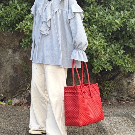 【10月5日(月)〜10月9日(金)発送】  Gummy Bag No.20 (Size: L) _Cherry Red