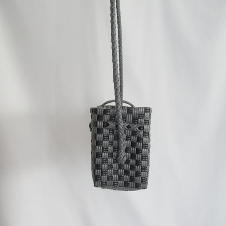 【7月27日(月)〜7月31日(金)発送】 Hello Bag No.9 ' gingham '_Chacoal Clay