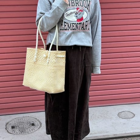 【10月13日(火)〜10月16日(金)発送】 Gummy Bag No.16 (Size: M) ' gingham ' _Custard Fizz