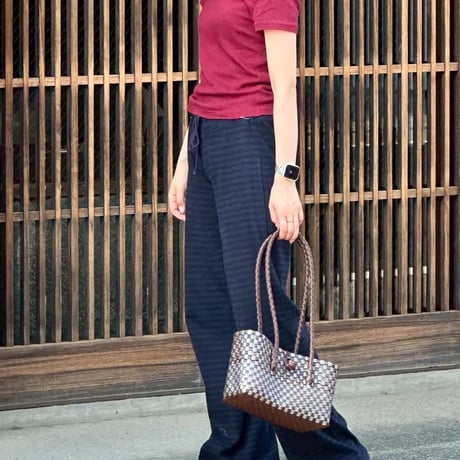 【7月27日(月)〜7月31日(金)発送】 Panini No.7 'gingham'  _Urban Taupe