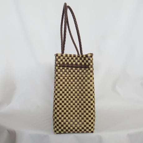 【7月27日(月)〜7月31日(金)発送】 Gummy Bag No.27 (Size: L) ' gingham ' _Hazelnut