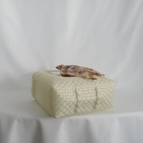 【8月3日(月)〜8月7日(金)発送】 Bag×Handkerchief［E］Gummybag (Size : S) _Pearl