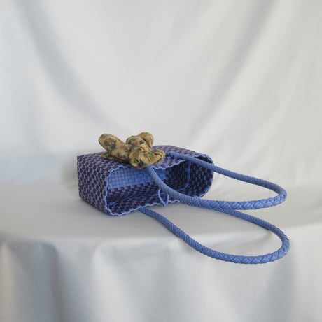 ★【9月7日(月)〜9月11日(金)発送】  Bag×Handkerchief［G］Panini 'gingham'_Pansy