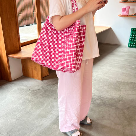 【7月21日(火)〜7月24日(金)発送】 Gummy Bag  No.22 (Size: L) _Bougainvillea Pink (soft)