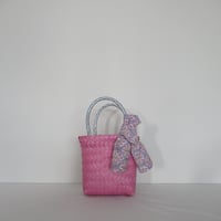 【10月13日(火)〜10月16日(金)発送】 Bag×Handkerchief［B］Mekearibag (Size : XS) _ Pink Mirage