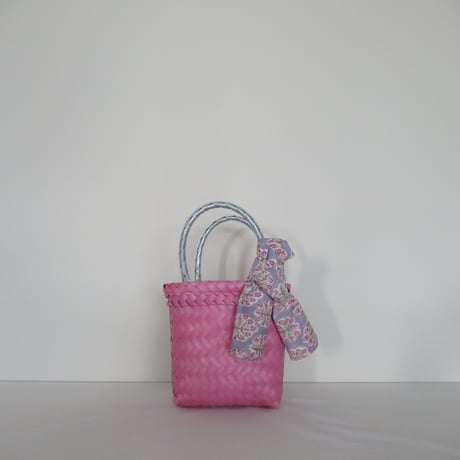 【10月13日(火)〜10月16日(金)発送】 Bag×Handkerchief［B］Mekearibag (Size : XS) _ Pink Mirage