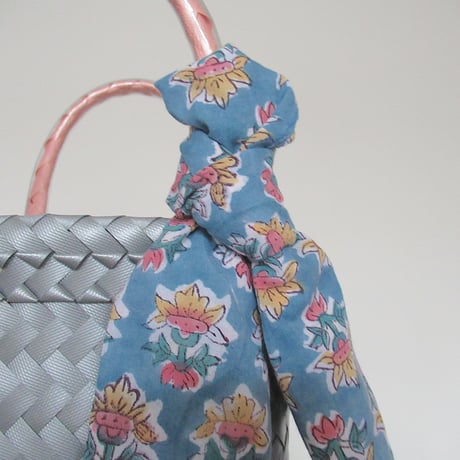 【11月2日(月)〜11月6日(金)発送】 Bag×Handkerchief［A］Mekearibag (Size : XS) _ Peach Spice