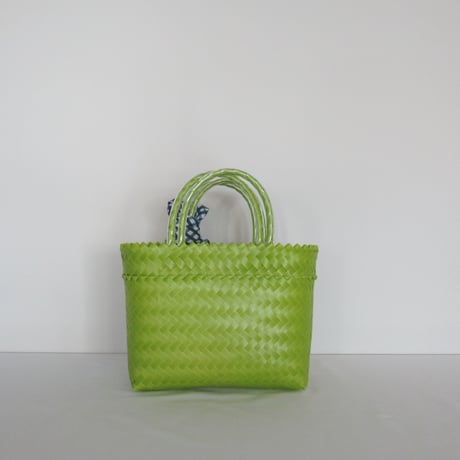 【9月28日(月)〜10月2日(金)発送】  Bag×Handkerchief［A］Mekearibag (Size : S) _Lime