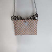 【10月5日(月)〜10月9日(金)発送】  Bag×Handkerchief［G］Hello bag ' gingham ' _ Moon