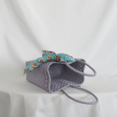 【9月24日(木)〜9月25日(金)発送】 Bag×Handkerchief［E］Gummy bag (Size : S) _ Milky Purple