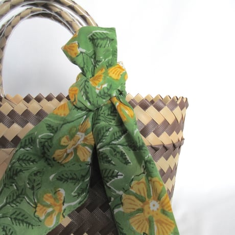 【8月31日(月)〜順次発送】 Bag×Handkerchief［C］Mekearibag (Size : S) _Goofy (cross)