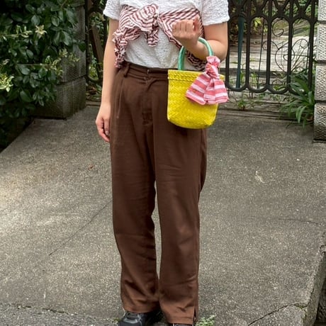 【7月13日(月)〜7月17日(金)発送】 Bag×Handkerchief［A］Mekearibag (Size : XS) _ Tropical